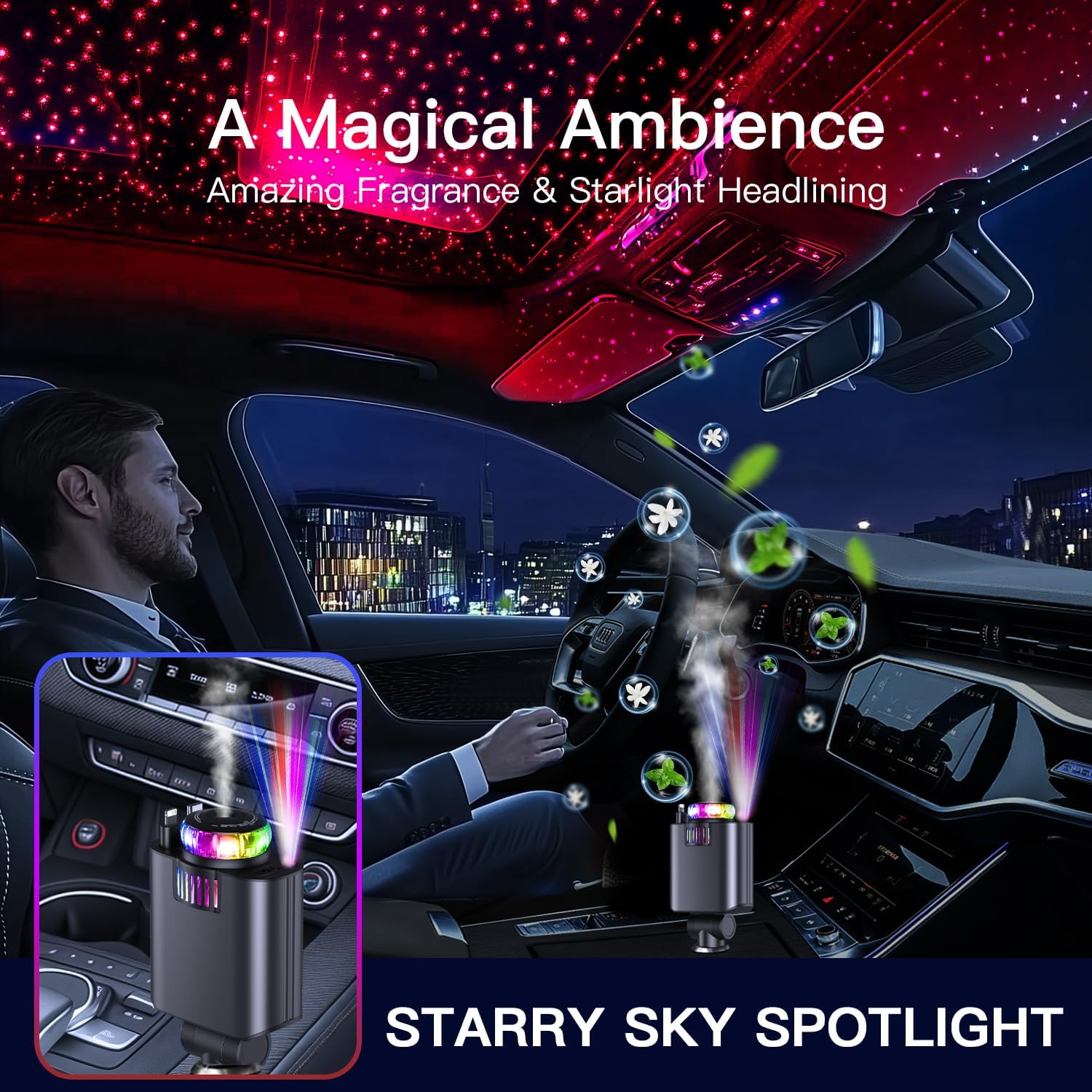 5-in-1 Car fast Charger (Type C and Lightning)