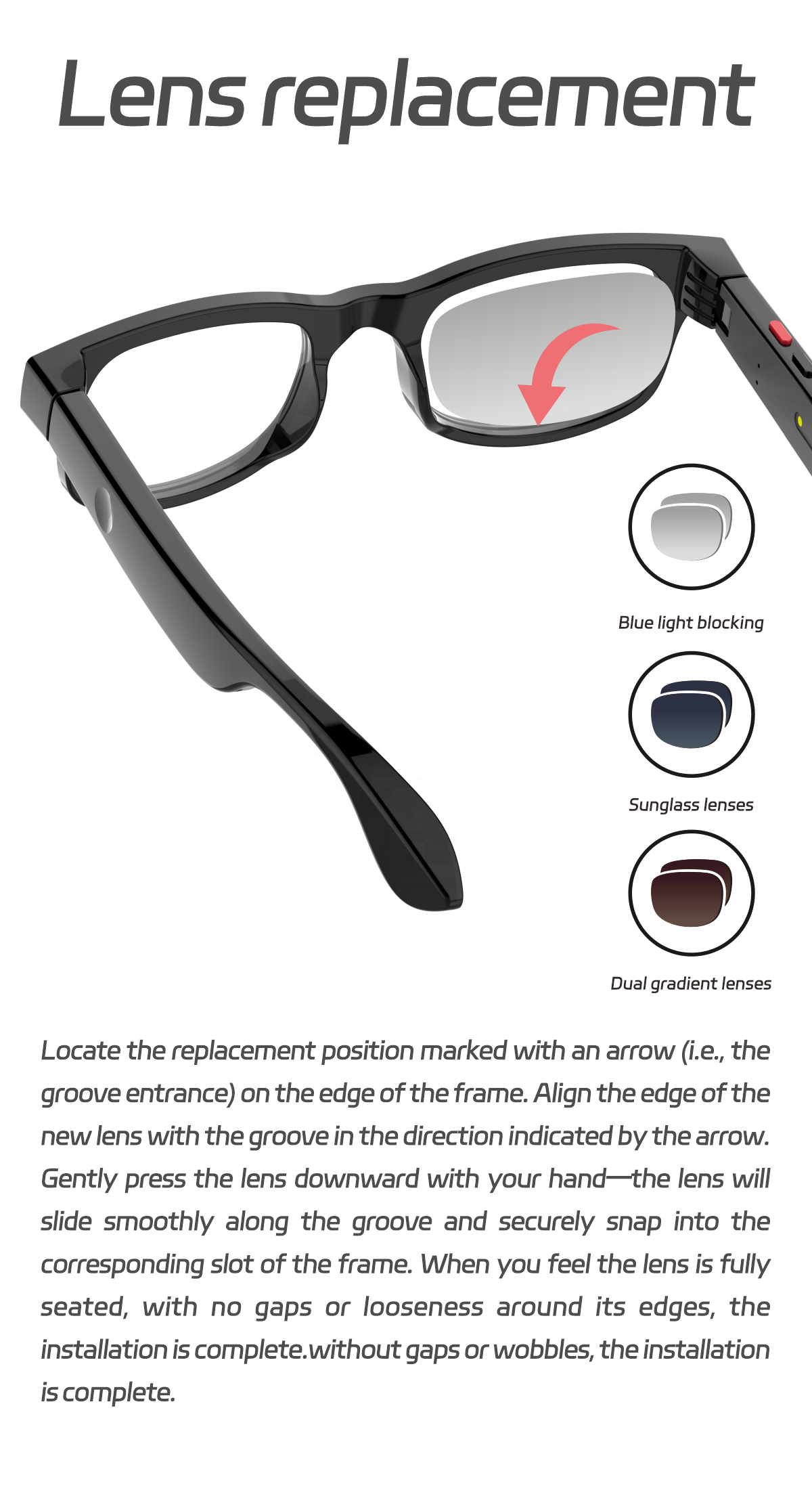AI Glasses Real-Time Translation with In Built Mic and Headphone